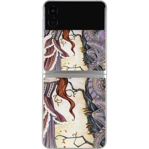 Amy Brown Dragon Charmer Fairy Galaxy Z Flip3 5G Skin