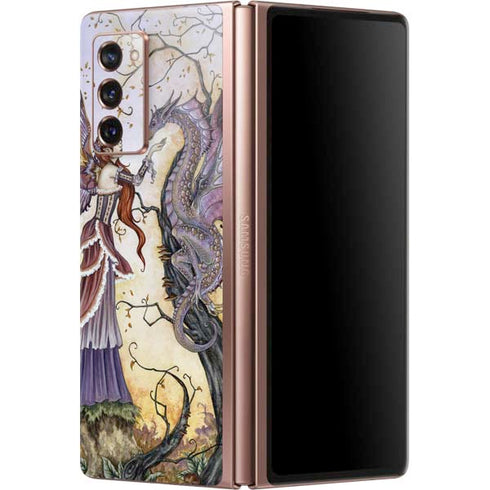 Amy Brown Dragon Charmer Fairy Galaxy Z Fold2 5G Skin