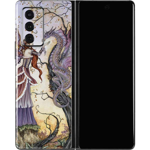 Amy Brown Dragon Charmer Fairy Galaxy Z Fold2 5G Skin