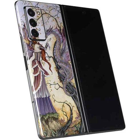 Amy Brown Dragon Charmer Fairy Galaxy Z Fold2 5G Skin