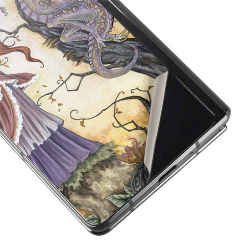 Amy Brown Dragon Charmer Fairy Galaxy Z Fold2 5G Skin