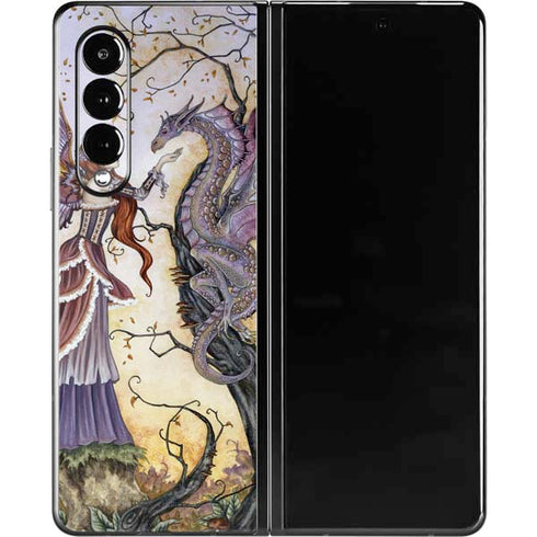 Amy Brown Dragon Charmer Fairy Galaxy Z Fold3 5G Skin