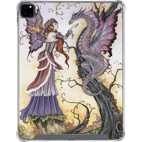 Amy Brown Dragon Charmer Fairy iPad Pro 12.9in (2020) Clear Case