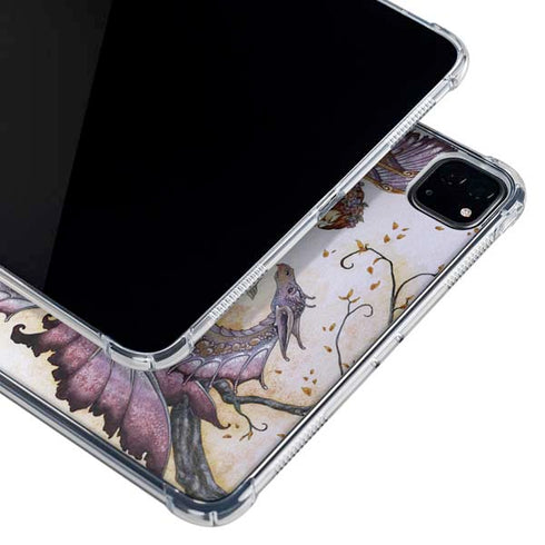 Amy Brown Dragon Charmer Fairy iPad Pro 12.9in (2020) Clear Case