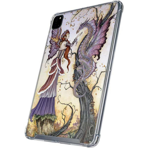 Amy Brown Dragon Charmer Fairy iPad Pro 12.9in (2020) Clear Case