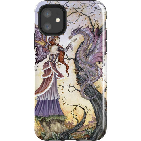 Amy Brown Dragon Charmer Fairy iPhone 11 Impact Case