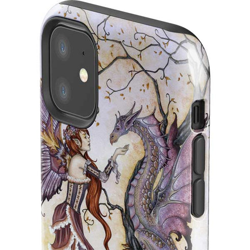 Amy Brown Dragon Charmer Fairy iPhone 11 Impact Case