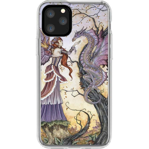 Dragon Charmer Fairy by Amy Brown iPhone 11 Pro Clear Case