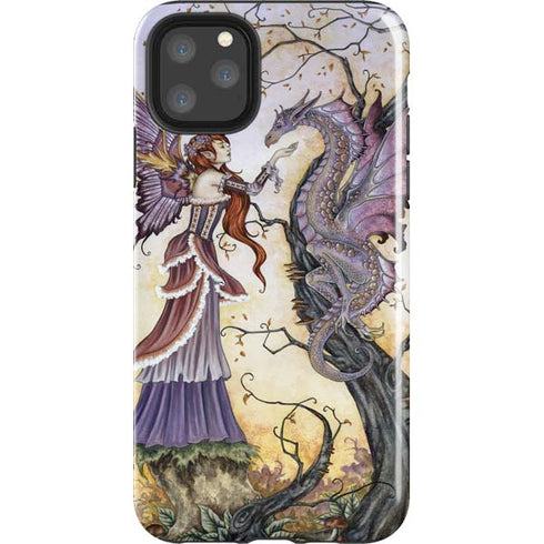 Amy Brown Dragon Charmer Fairy iPhone 11 Pro Max Impact Case