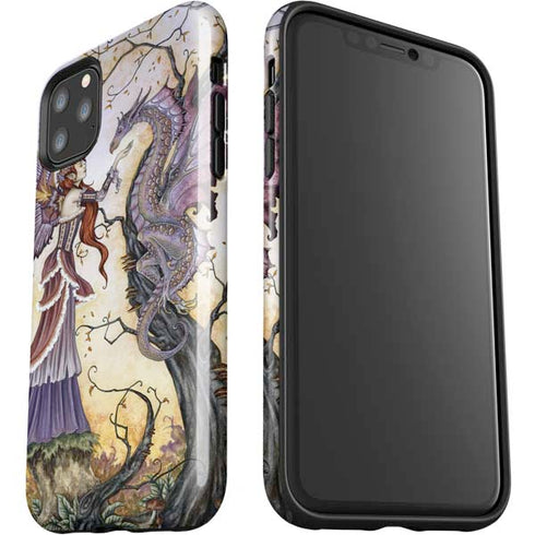 Amy Brown Dragon Charmer Fairy iPhone 11 Pro Max Impact Case