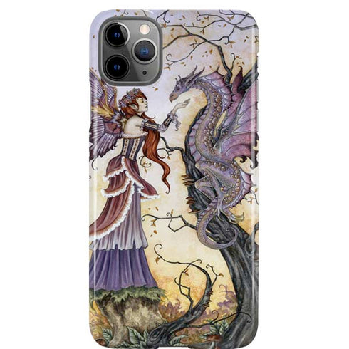 Amy Brown Dragon Charmer Fairy iPhone 11 Pro Max Lite Case