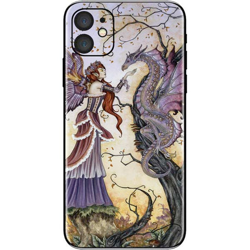Amy Brown Dragon Charmer Fairy iPhone 11 Skin