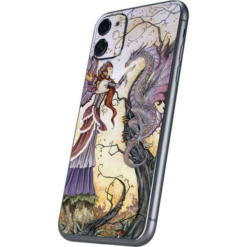Amy Brown Dragon Charmer Fairy iPhone 11 Skin