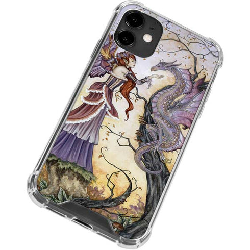 Amy Brown Dragon Charmer Fairy iPhone 12 Clear Case