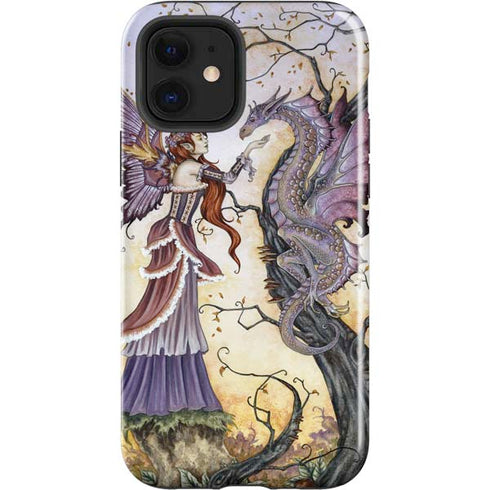 Amy Brown Dragon Charmer Fairy iPhone 12 Impact Case