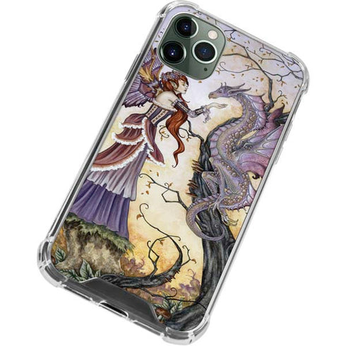 Amy Brown Dragon Charmer Fairy iPhone 12 Pro Clear Case