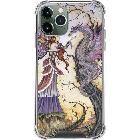 Amy Brown Dragon Charmer Fairy iPhone 12 Pro Max Clear Case