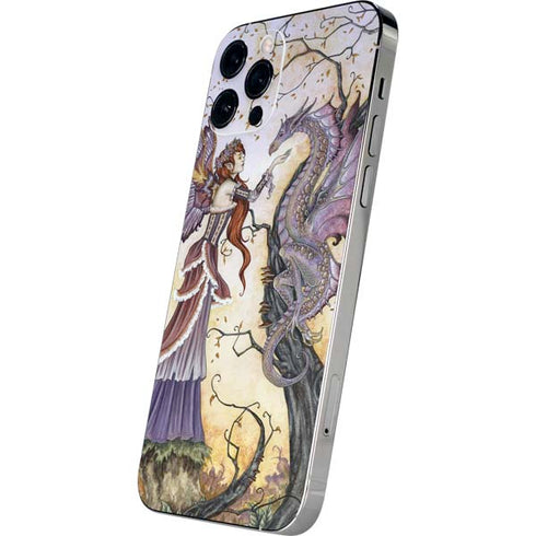 Amy Brown Dragon Charmer Fairy iPhone 12 Pro Skin