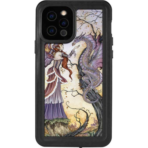 Amy Brown Dragon Charmer Fairy iPhone 12 Pro Waterproof Case