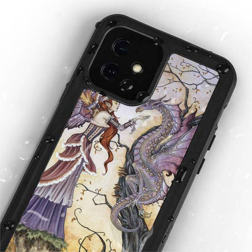 Amy Brown Dragon Charmer Fairy iPhone 12 Waterproof Case