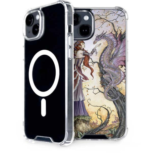 Amy Brown Dragon Charmer Fairy iPhone 13 MagSafe Case