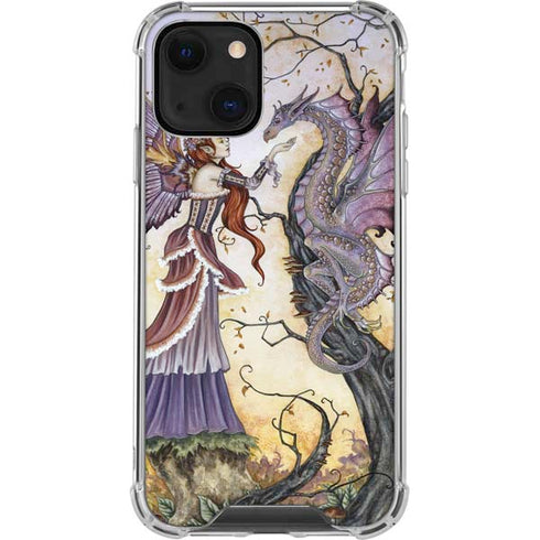 Amy Brown Dragon Charmer Fairy iPhone 13 Mini Clear Case