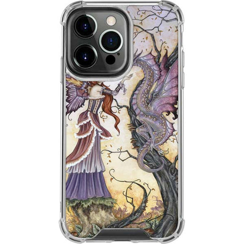 Amy Brown Dragon Charmer Fairy iPhone 13 Pro Clear Case