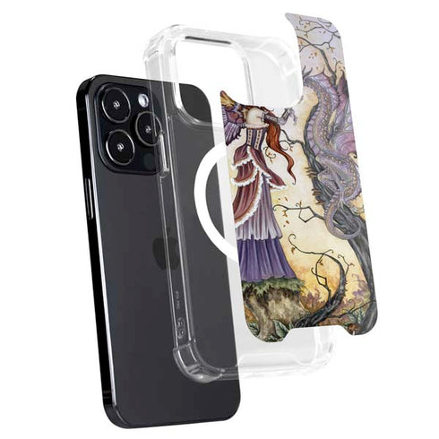 Amy Brown Dragon Charmer Fairy iPhone 13 Pro MagSafe Case