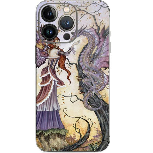 Amy Brown Dragon Charmer Fairy iPhone 13 Pro Skin