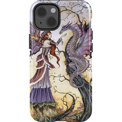 Dragon Charmer Fairy by Amy Brown iPhone 15 Impact Case