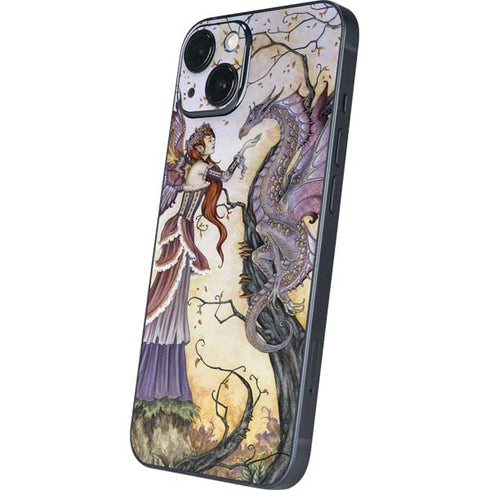 Amy Brown Dragon Charmer Fairy iPhone 14 Plus Skin