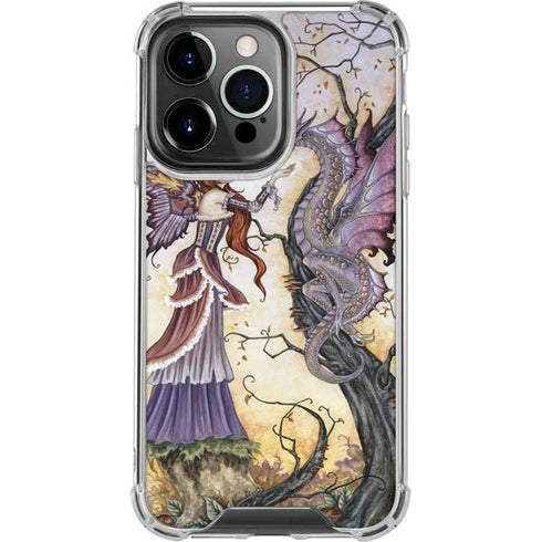Dragon Charmer Fairy by Amy Brown iPhone 15 Pro Clear Case