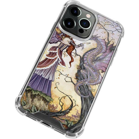 Dragon Charmer Fairy by Amy Brown iPhone 15 Pro Clear Case