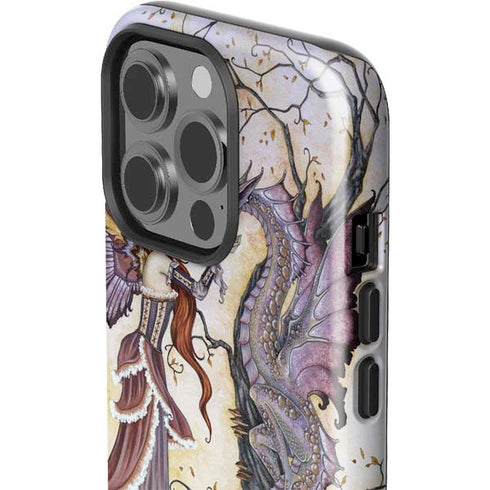 Amy Brown Dragon Charmer Fairy iPhone 14 Pro Impact Case