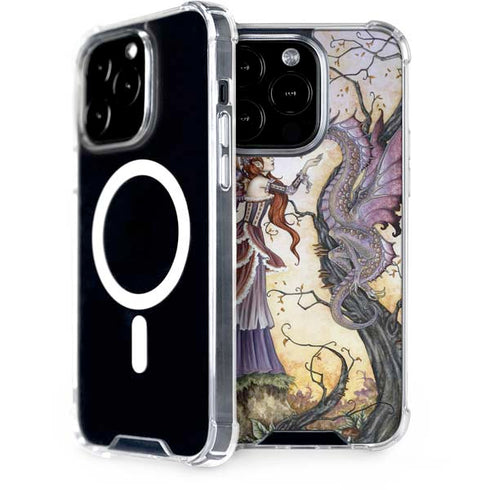 Dragon Charmer Fairy by Amy Brown iPhone 15 Pro MagSafe Case