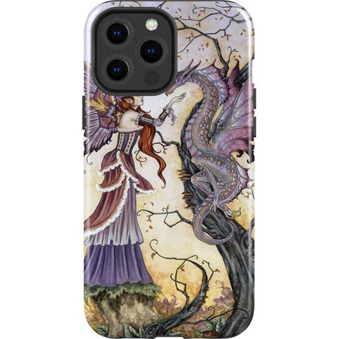 Amy Brown Dragon Charmer Fairy iPhone 14 Pro Max Impact Case