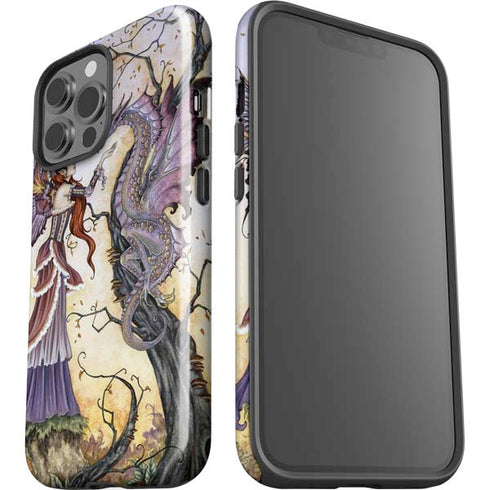 Amy Brown Dragon Charmer Fairy iPhone 14 Pro Max Impact Case