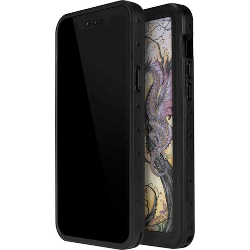 Amy Brown Dragon Charmer Fairy iPhone 14 Pro Max Waterproof Case