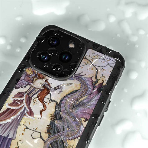 Amy Brown Dragon Charmer Fairy iPhone 14 Pro Max Waterproof Case