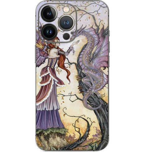 Amy Brown Dragon Charmer Fairy iPhone 14 Pro Skin