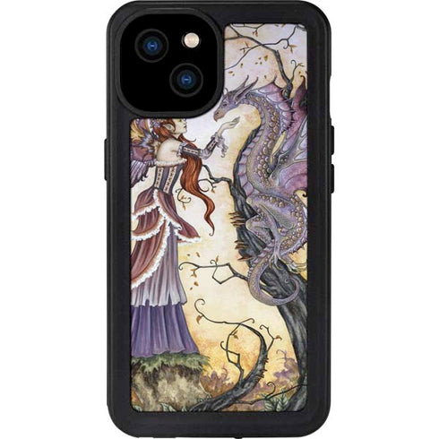 Dragon Charmer Fairy by Amy Brown iPhone 15 Plus Waterproof Case