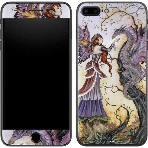 Amy Brown Dragon Charmer Fairy iPhone 8 Plus Skin