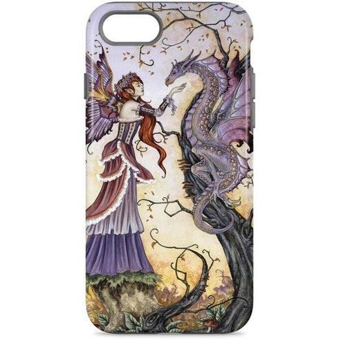 Amy Brown Dragon Charmer Fairy iPhone 8 Pro Case