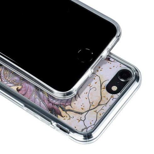 Amy Brown Dragon Charmer Fairy iPhone SE (2nd & 3rd Gen) Clear Case