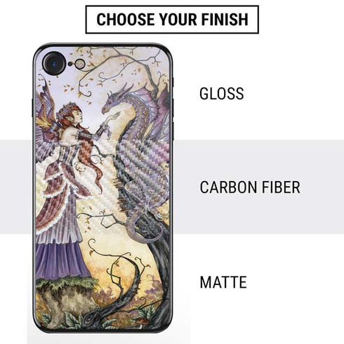 Amy Brown Dragon Charmer Fairy iPhone SE (2nd & 3rd Gen) Skin