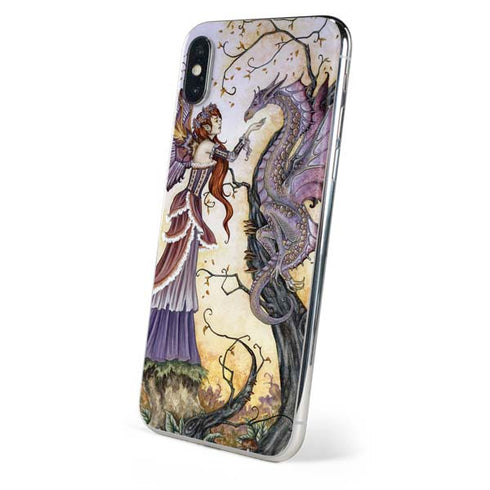 Amy Brown Dragon Charmer Fairy iPhone X Skin