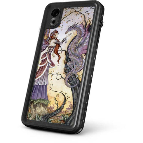 Amy Brown Dragon Charmer Fairy iPhone XR Waterproof Case