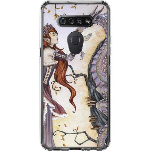 Dragon Charmer Fairy by Amy Brown LG K51/Q51 Clear Case