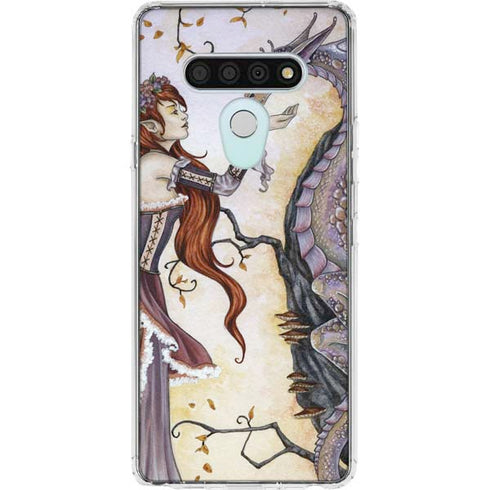 Dragon Charmer Fairy by Amy Brown LG Stylo 6 Clear Case