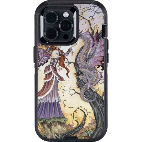 Dragon Charmer Fairy by Amy Brown Otterbox Defender iPhone Skin